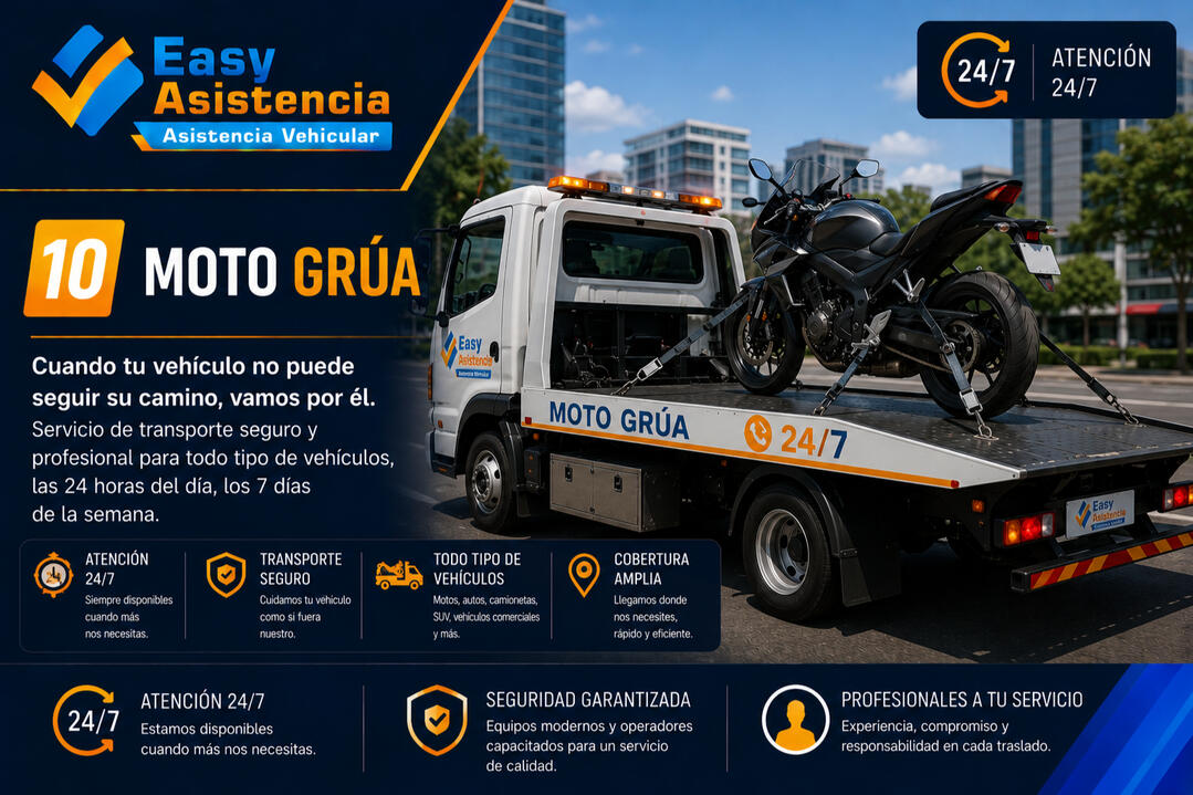 Moto Grua Servicio de Grua para Motos