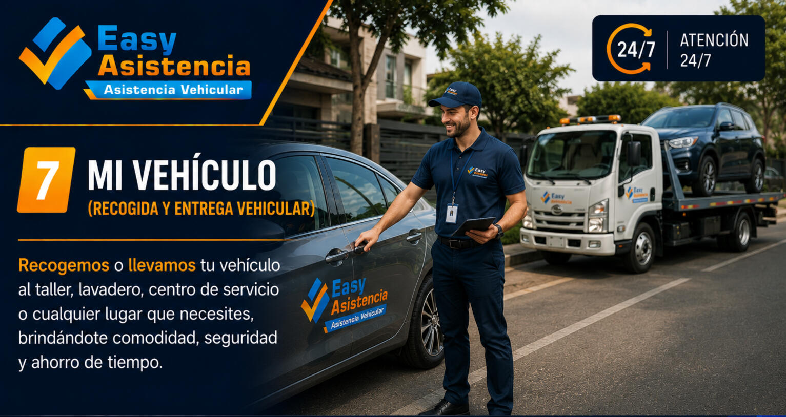 Mi Vehículo LLevamos o recojemos tu vehículo del taller o autolavado